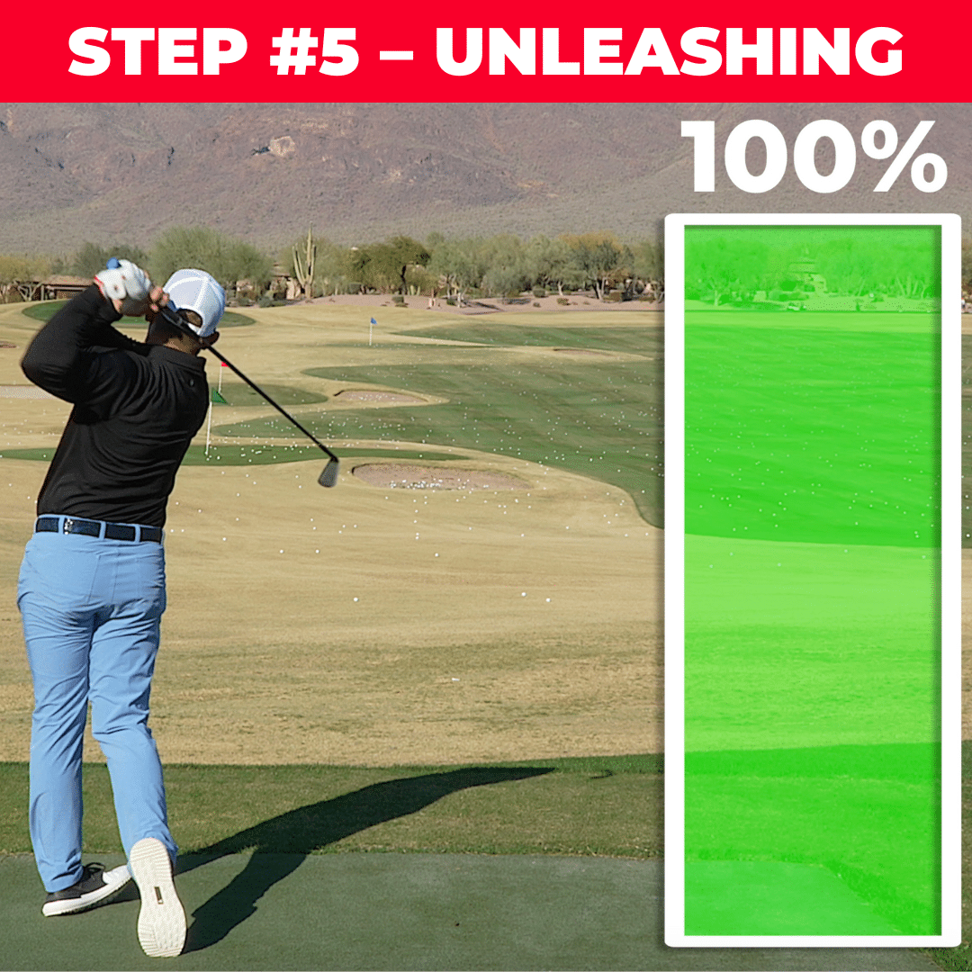 Step 5 - Unleashing: releasing power through impact